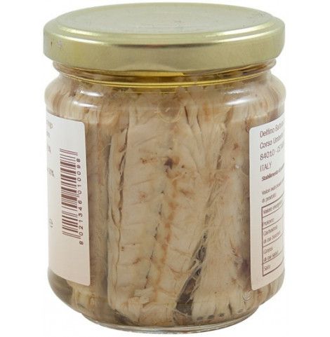 Conserva di filetti di sgombro del mediterraneo sott'olio