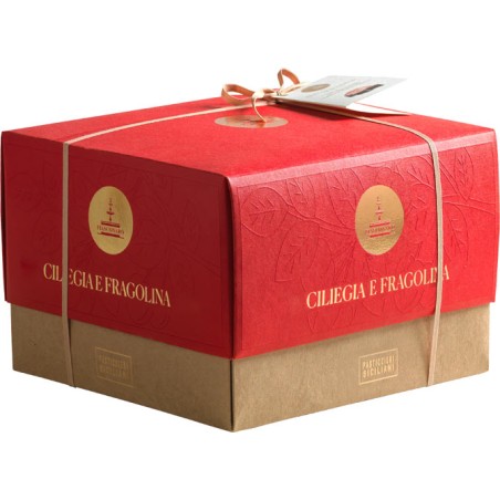 packaging panettone ciliegia e fragolina Fiasconaro