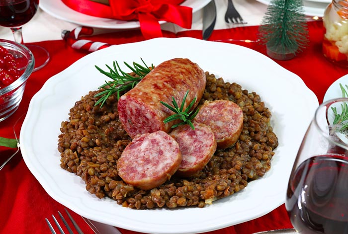 ricetta cotechino e lenticchie