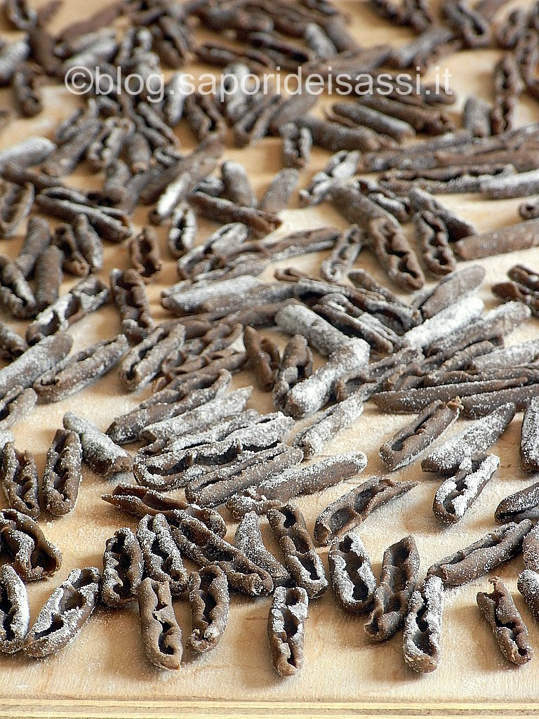 Cavatelli grano arso Cavatelli di farina di grano arso