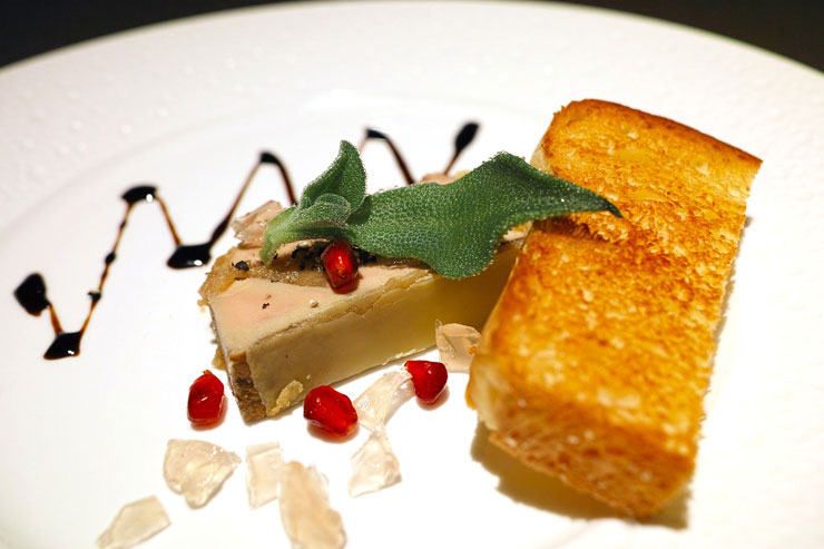 piatto di foie gras