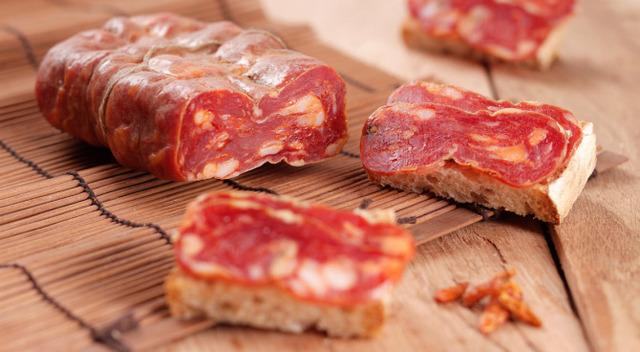 soppressata con il pane